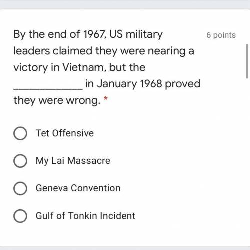 By the end of 1967, US military leaders claimed they were nearing a victory in Vietnam, but the ___