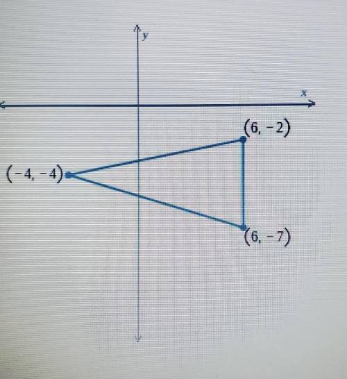 What is the area of the triangle? ​