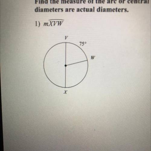 Need help geometry question central angles and arcs