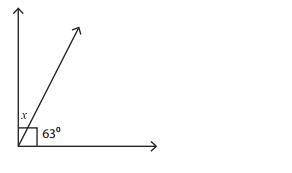 What is the value of x in the figure?