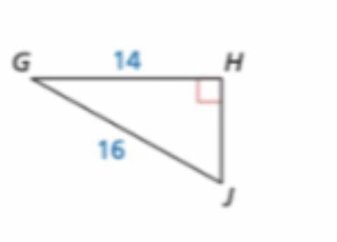 Solve the triangle using trigonometry