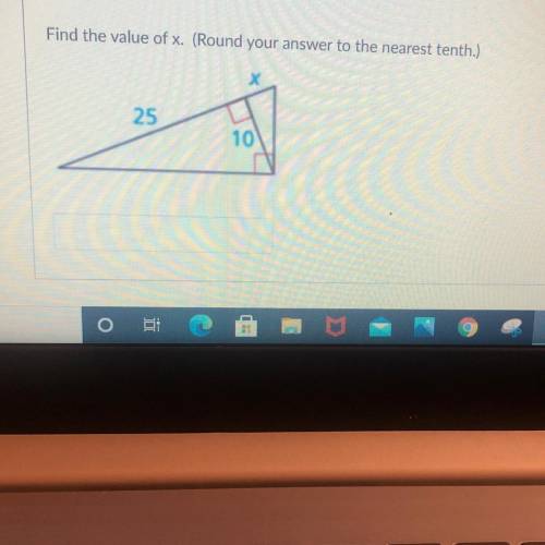 What is the value of x??????????