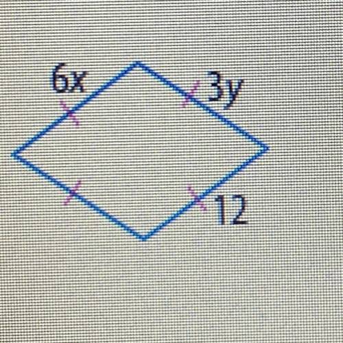 Find the value of each variable polygon