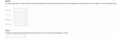 Three numbers are plotted on a number line, as shown.

​ 
This item has three parts.
​
Part A
Whic