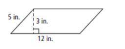 Find the area of the figure below