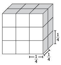 Consider the prismWhich statement is true?

The volume of the prism can be calculated by 
9
×
1
4