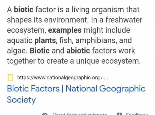 Define biotic factories and give three examples

please answer please please please please please p