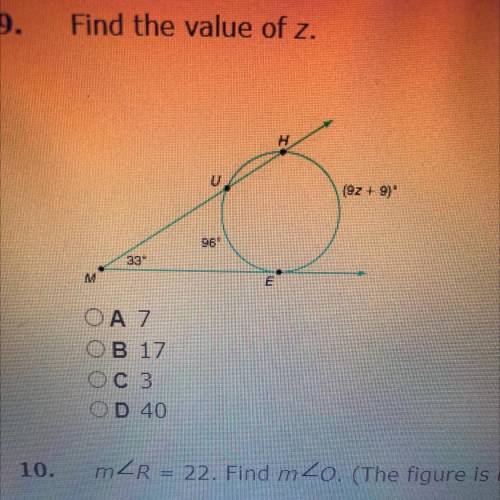 Find the value of z
I’ve been doing good with the subject but no idea how to solve this