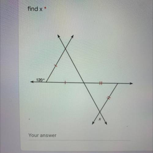Find x please help I need the answer before 11:59 PM