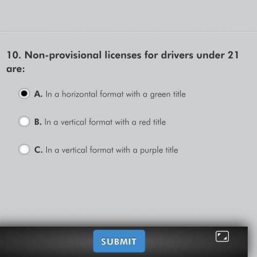 Non-provisional licenses for drivers under 21 are
