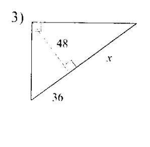 Find the missing length indicated. Leave your answer in simplest radical form.