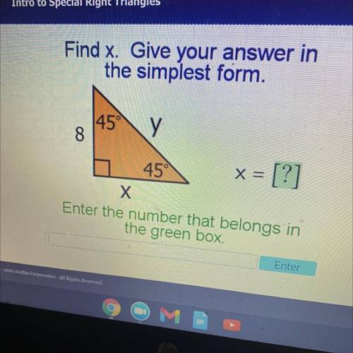 Find X. Give your answer in the simplest form.