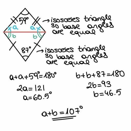 Find the angles ∠1 = ° ∠2 = ° Show all the work