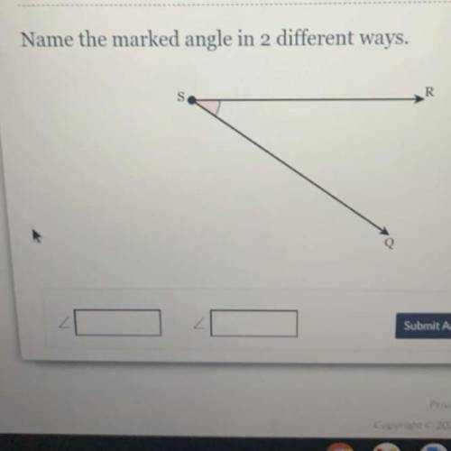 What are the marked angles in 2 different ways
