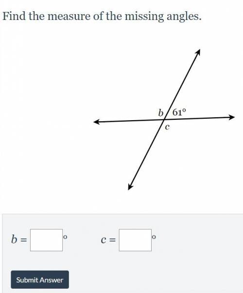 I NEED HELP FAST PLEASE! Find the measure of the missing angles.