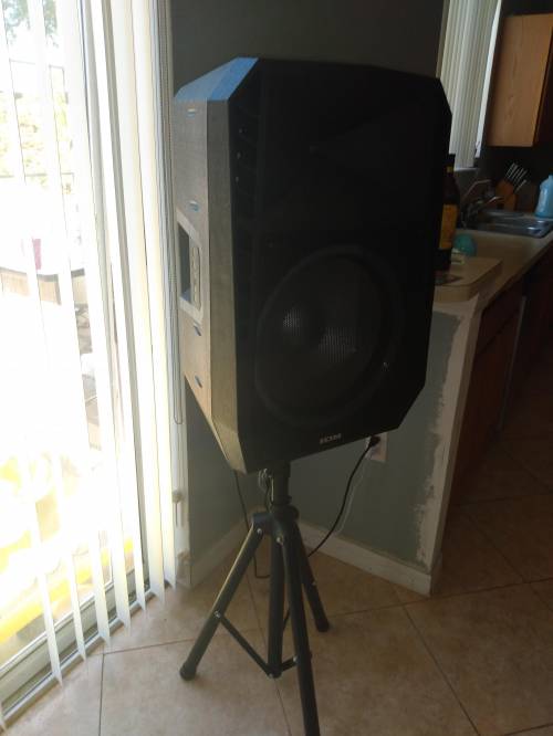 This is my speaker it's so loud and I got from sam's club they be having good deal.) 10+20+10+10=