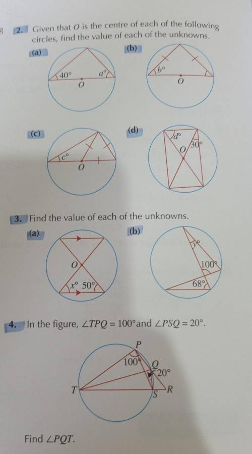 PLEASE PLEASE PLEASE HELPWITH 2D AND 3A ONLY, PLEASE SHOW YOUR WORKING​
