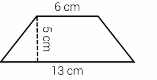 Calculate the area of the shape below.