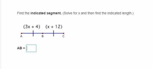 May someone help me please. Solve for x and then find the indicated length. Pleaseee