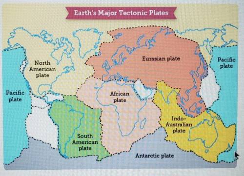 Which plate is made up almost entirely of oceanic crust

A. south American plateB. Eurasian plate