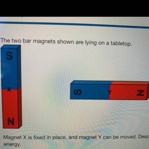 magnet x is fixed in place, and magnet y can be moved. describe three ways magnet y could be moved