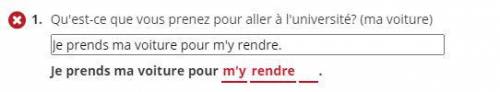 Answer the question with a complete sentence using the cues provided.

Qu'est-ce que vous prenez p