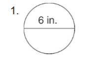 Find the circumference of the given circle