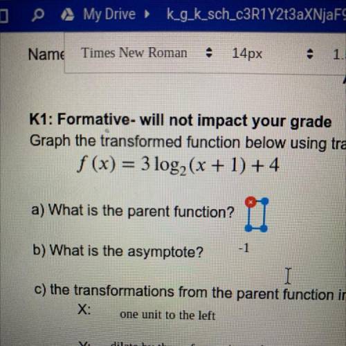 What is the parent function