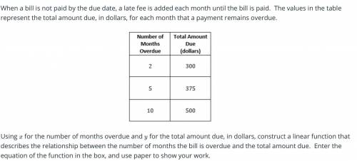 When a bill is not paid by the due date, a late fee is added each month until the bill is paid. The