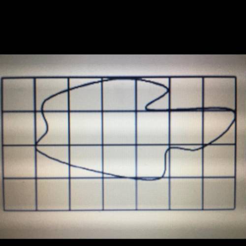 PLEASE PLEASE HELP

10.
Find the approximate area of the lake whose shape is ove