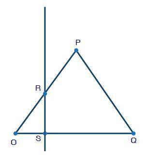 If ΔOPQ is dilated from point Q by a scale factor of 3, which of the following equations is true ab