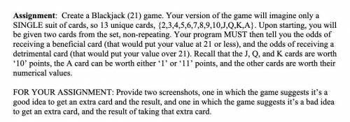 In C++, I have to create a blackjack game with a set of specific rules. I have no idea where to beg