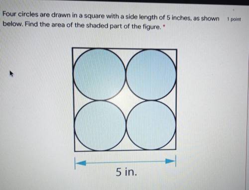 Could help this about pi answer isn't 25 or 20. Formula for this is
A= 3.14*radius*2 NOT A = L*W