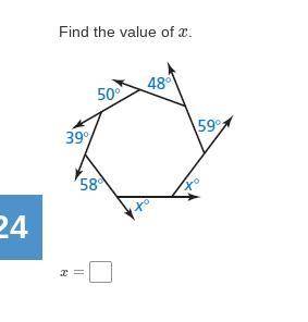 Find the value of x.