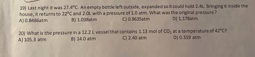 Can someone please help with this chemistry? Show work if possible. Thanks