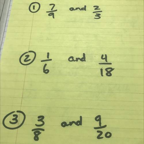 How do i turn all of these into equivalent fractions?
