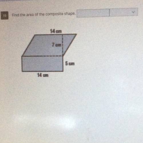 Find the area of the composite shape.