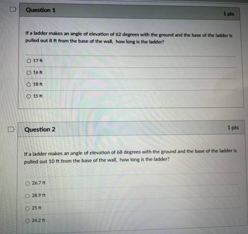 Find the answers to Question 1, and Question 2, will mark as brainlest, thanks