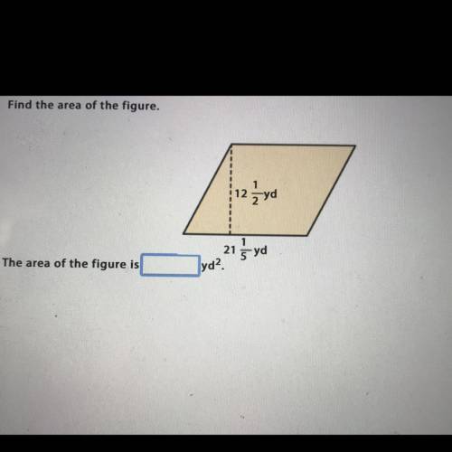 I NEED HELP!!! 
Find the area of this figure