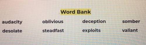 Use these words and make it into a short story and I’ll give brainliest