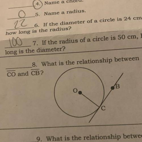 8. What is the relationship between
CO and CB?
B
С
