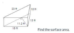 What's the surface area?(EXPLAIN YOUR ANSWER)