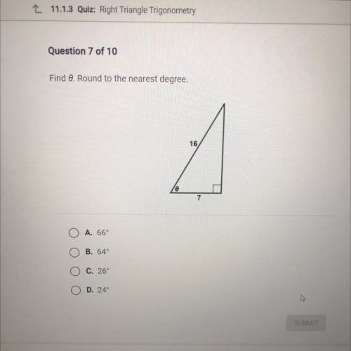 Find. Round to the nearest degree, I really need to pass this quiz!!, pls help!