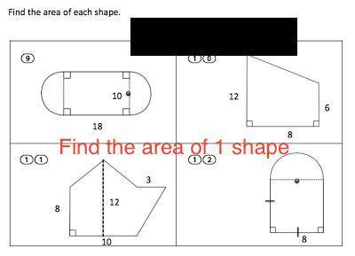 Whats the area of number 10 ? Help please, help me do it and explain if you can! BTW THIS IS COMPOS