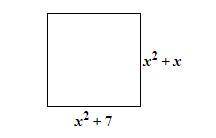 The figure is a square. Expressions are given for two side lengths. Find the length of a side.

Th
