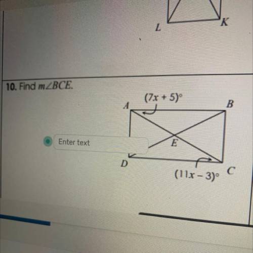 Find m
-geometry grade level 10