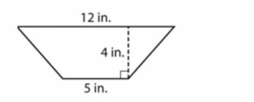 Find the area of the trapezoid. *