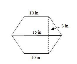 Find the area of the hexagon