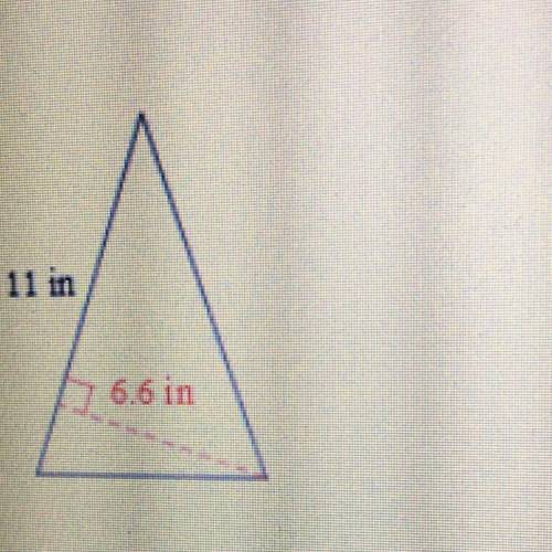 Find the area and round to the nearest tenths if possible