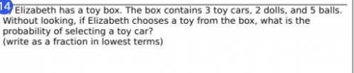 What is the probability for selecting a toy car?